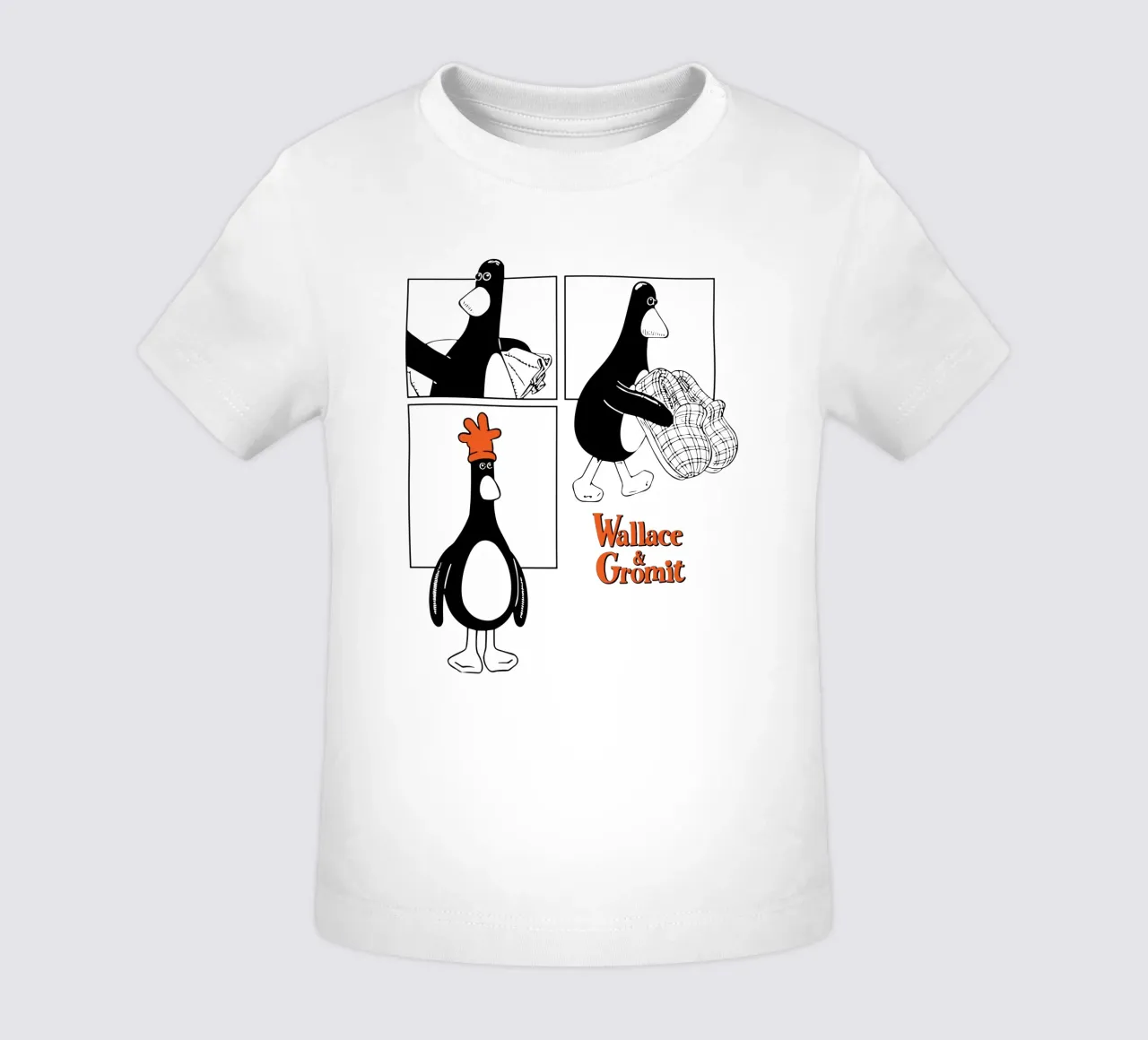 Feathers McGraw Noir Strip maglietta neonato da vantobbin