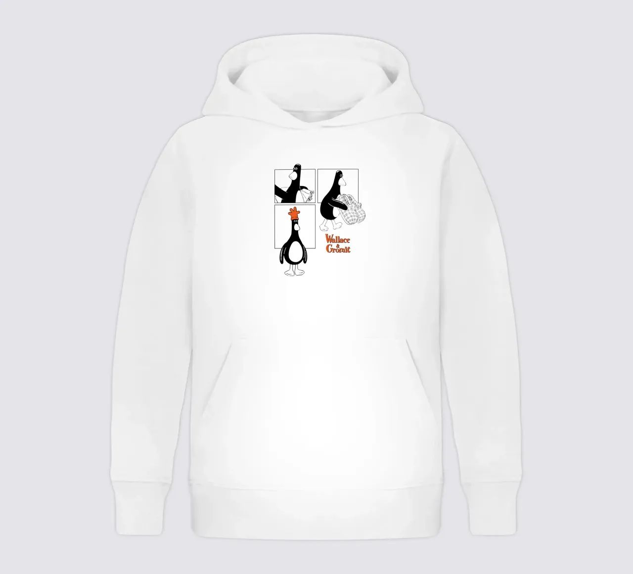 Feathers McGraw Noir Strip felpa bambino con cappuccio da vantobbin