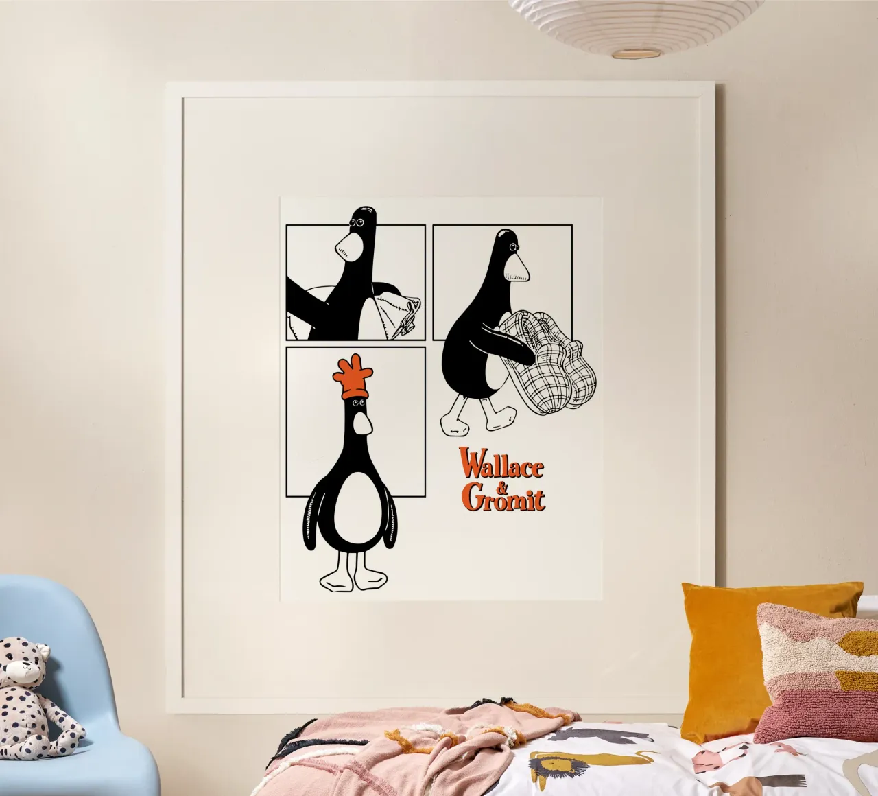 Feathers McGraw Noir Strip poster da vantobbin