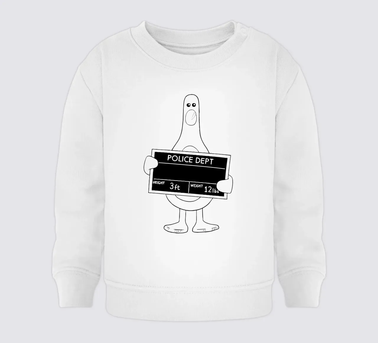 Feathers McGraw Profile felpa neonato da vantobbin