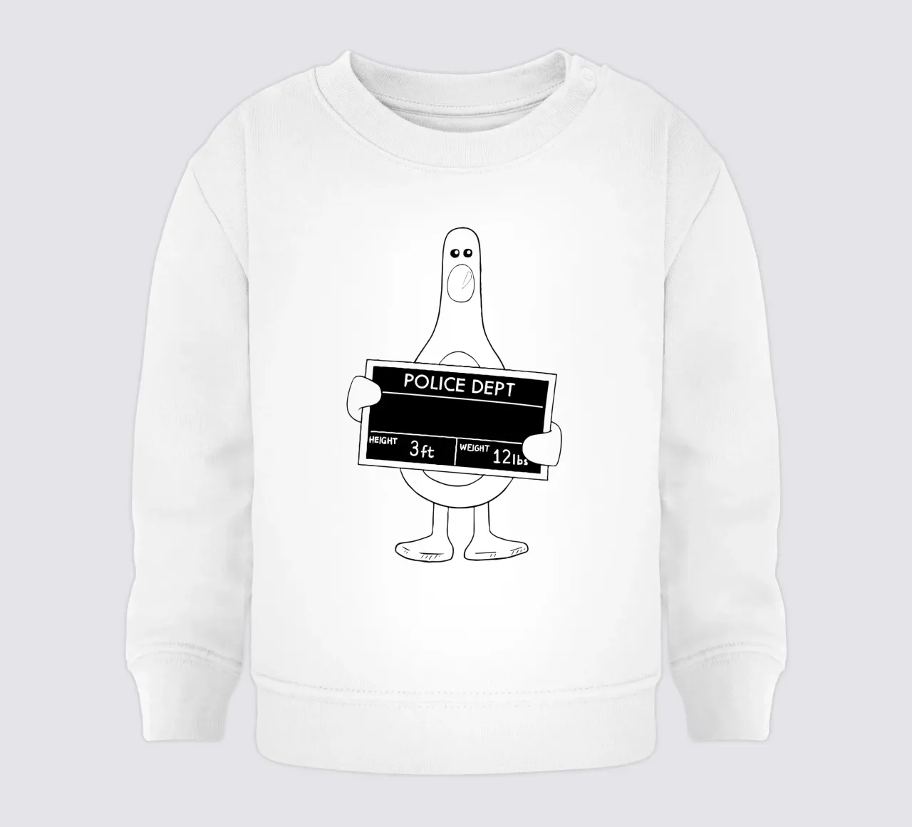 Feathers McGraw Profile felpa neonato da vantobbin