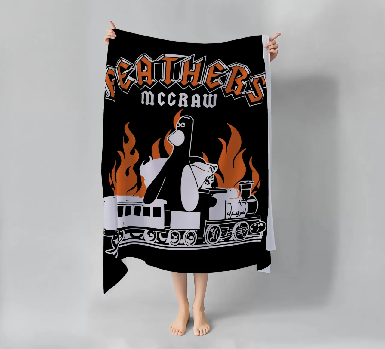 Feathers McGraw Rock Black telo mare da vantobbin