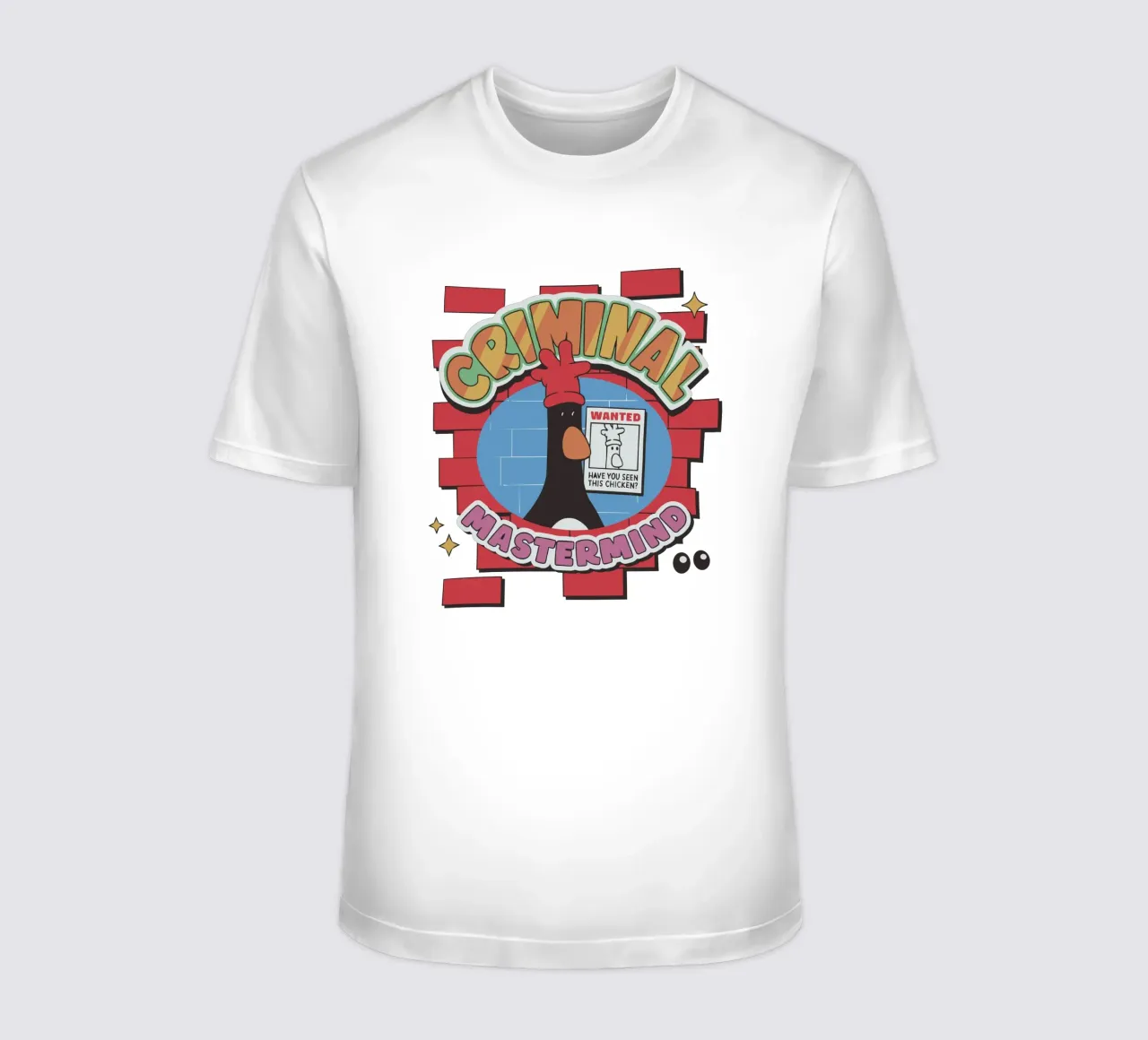 Feathers McGraw The Criminal Mastermind t-shirt da vantobbin