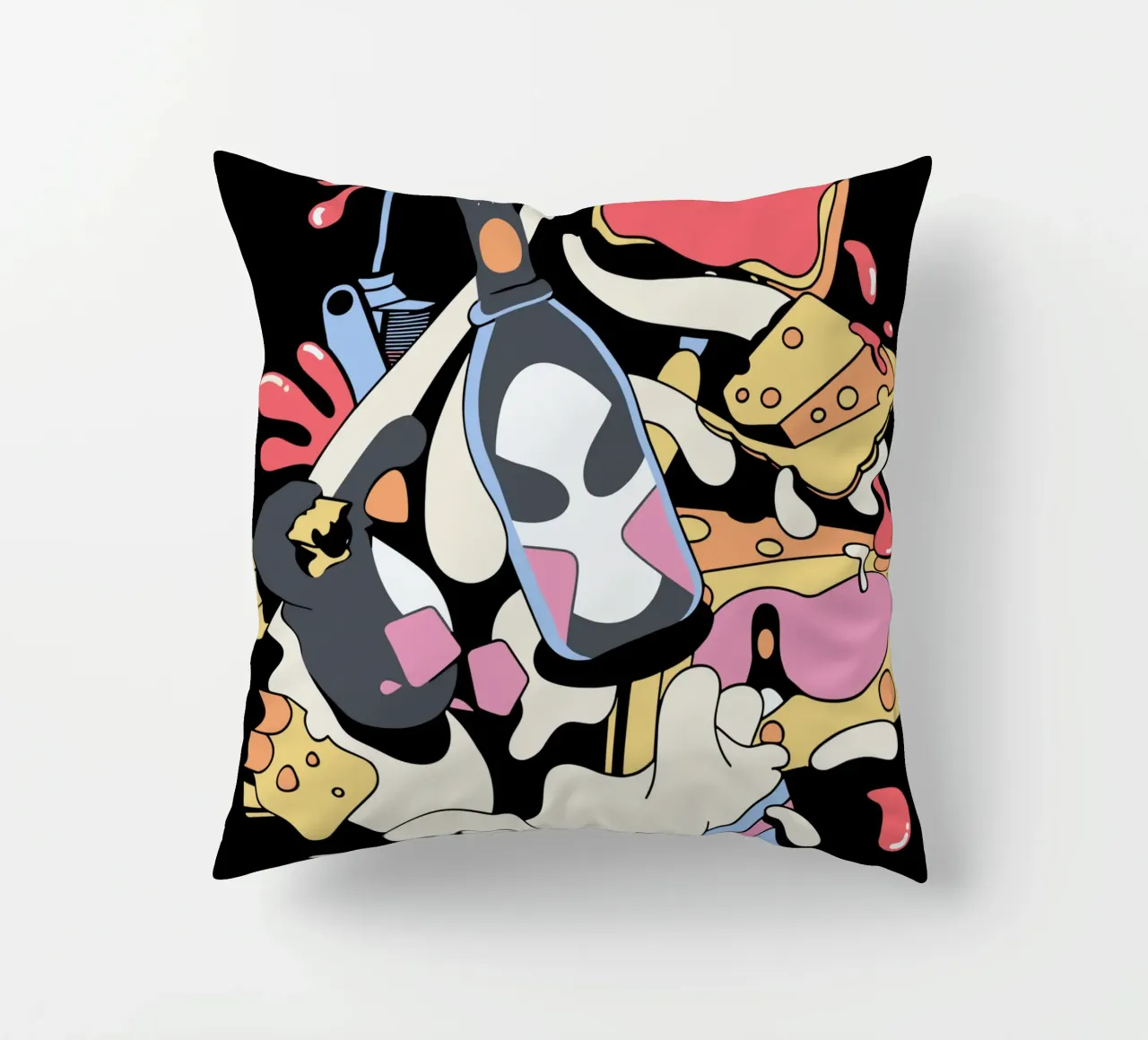 Feathers McGraw Trapped in a Bottle cuscino da vantobbin