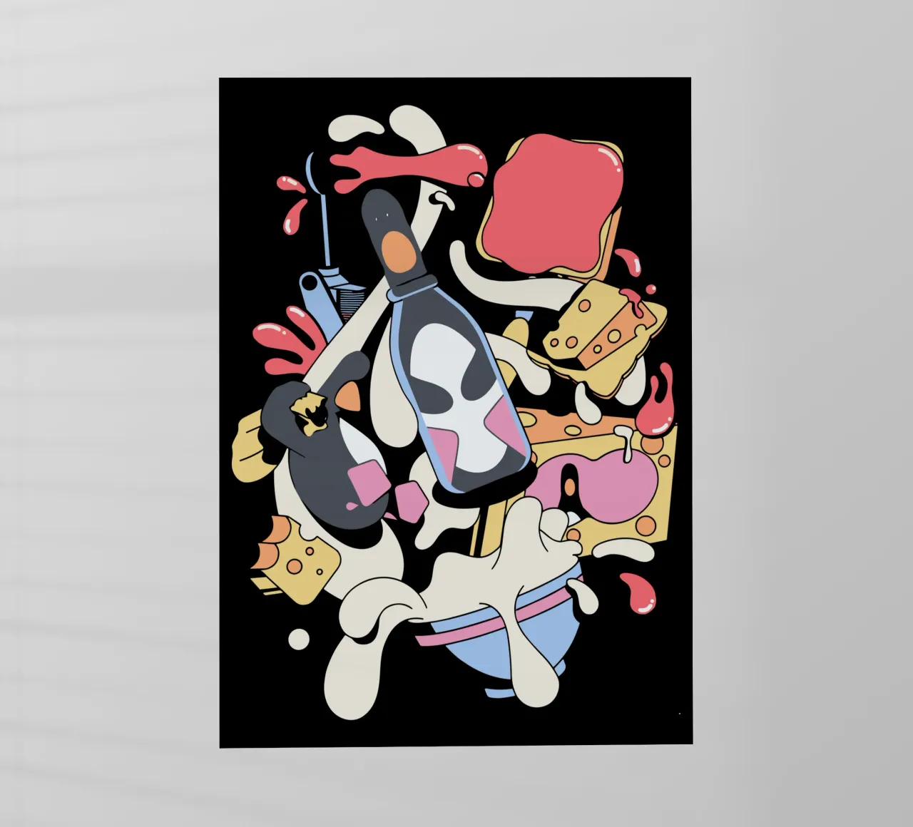 Feathers McGraw Trapped in a Bottle pellicola backlit da vantobbin