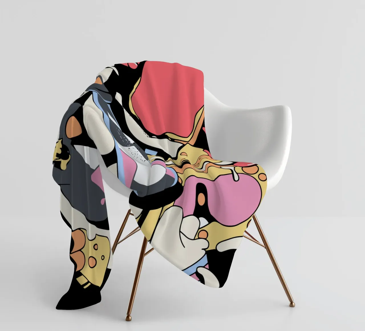 Feathers McGraw Trapped in a Bottle coperta in pile da vantobbin