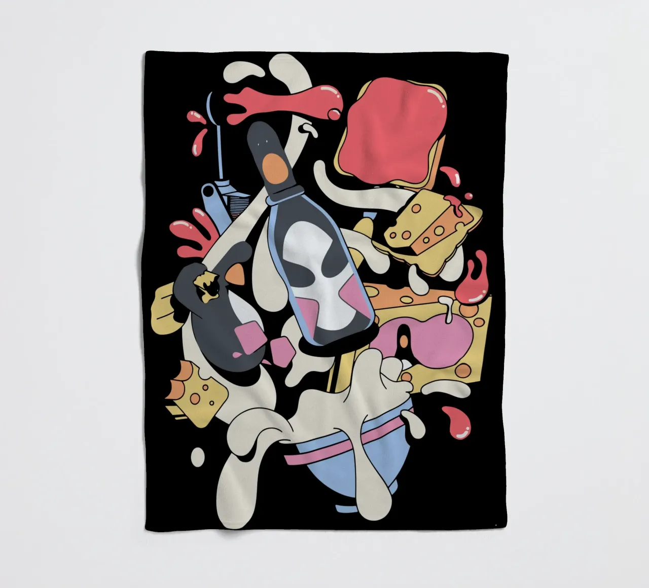 Feathers McGraw Trapped in a Bottle coperta in pile da vantobbin