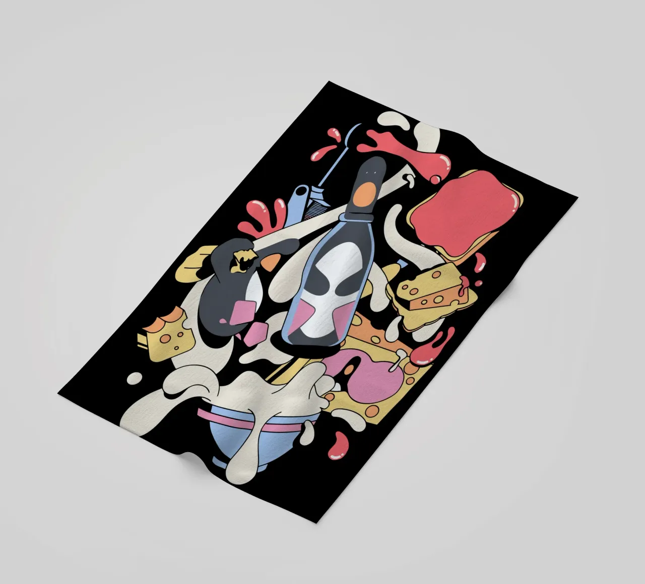 Feathers McGraw Trapped in a Bottle telo mare da vantobbin