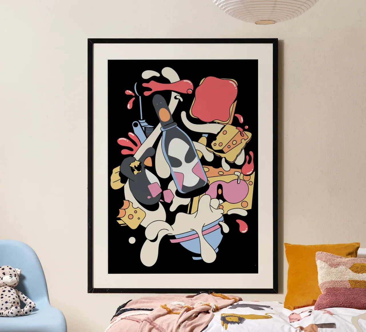 Feathers McGraw Trapped in a Bottle poster da vantobbin