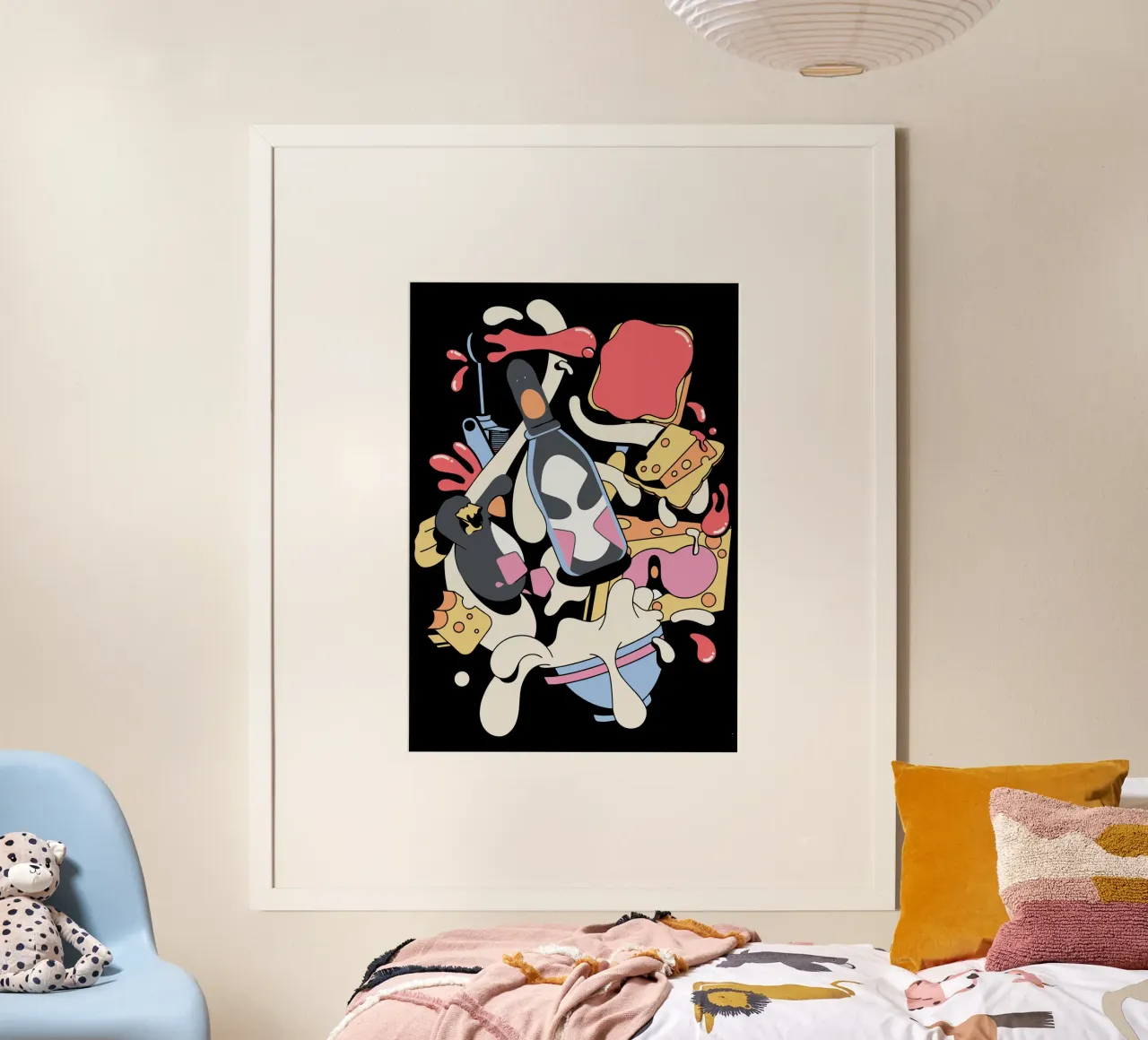 Feathers McGraw Trapped in a Bottle poster da vantobbin