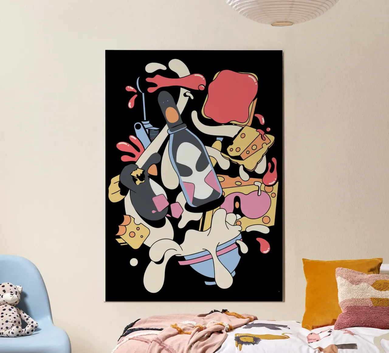 Feathers McGraw Trapped in a Bottle poster da vantobbin