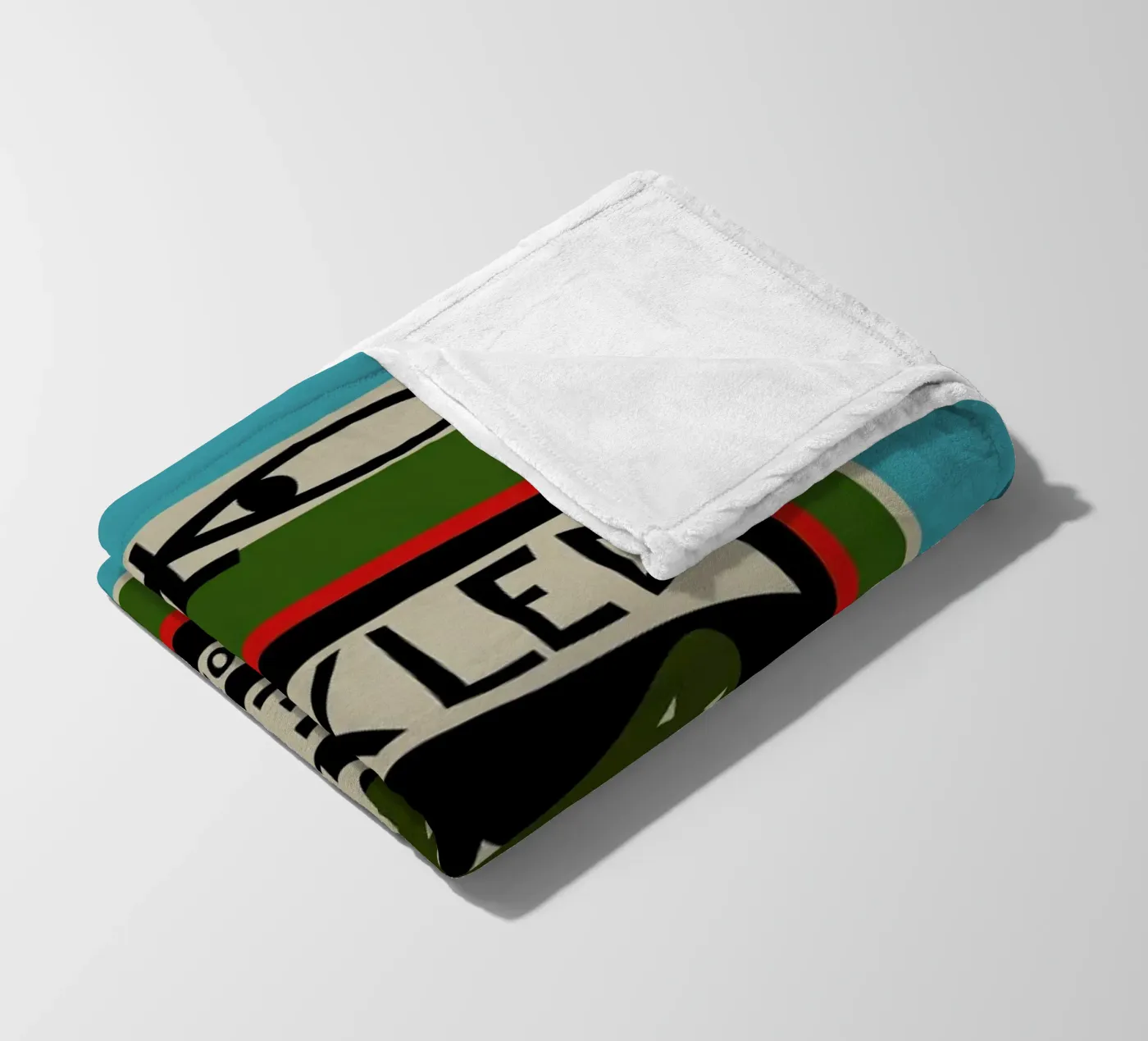 Augurken fleecedeken van Fox & Velvet