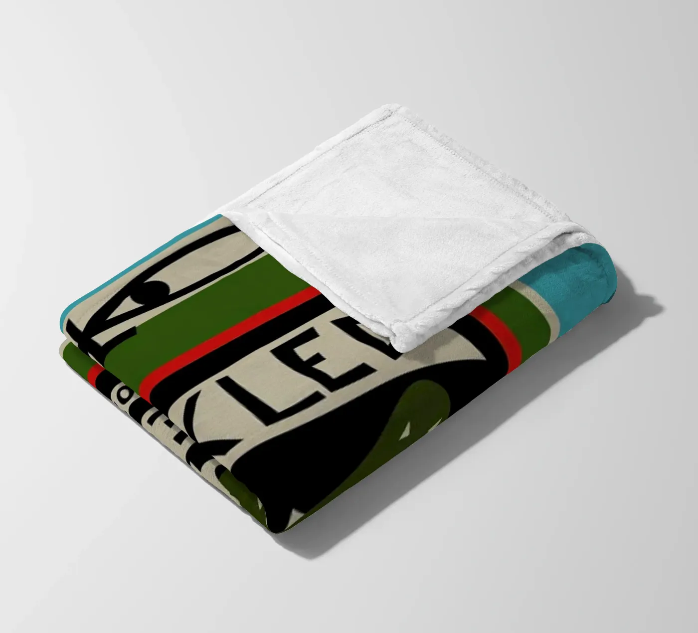 Augurken fleecedeken van Fox & Velvet