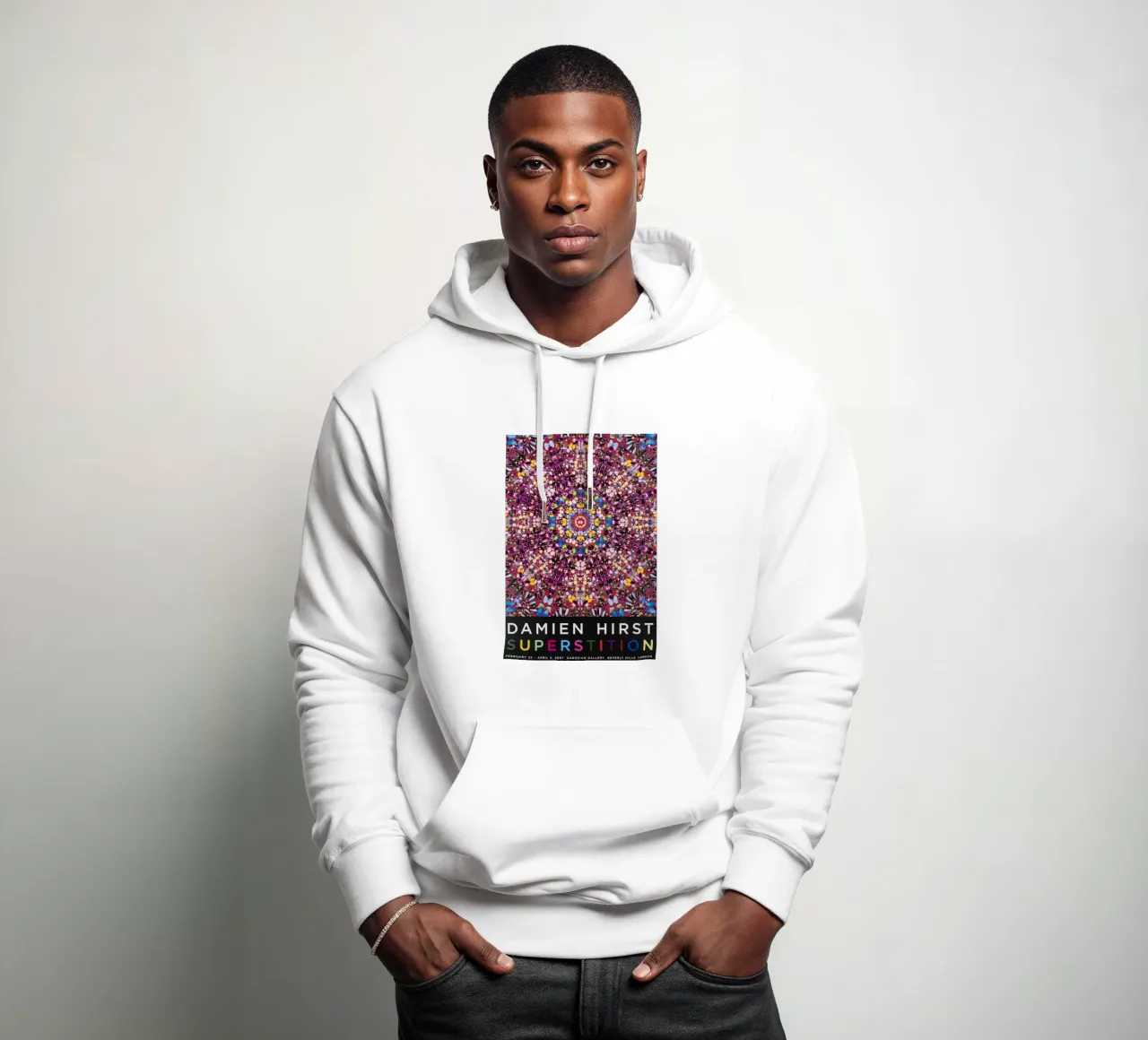 Damien Hirst Superstizione felpa con cappuccio da Romeyoprints