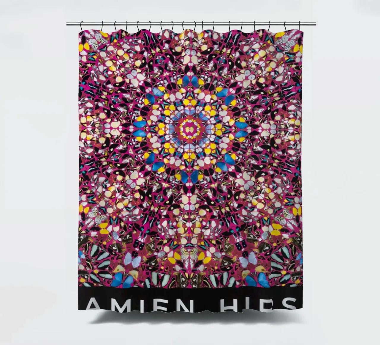 Damien Hirst Superstition shower curtain by Romeyoprints