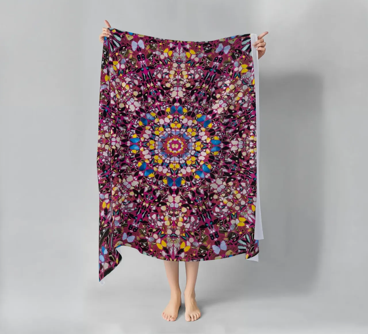 Damien Hirst Superstition beach towel by Romeyoprints