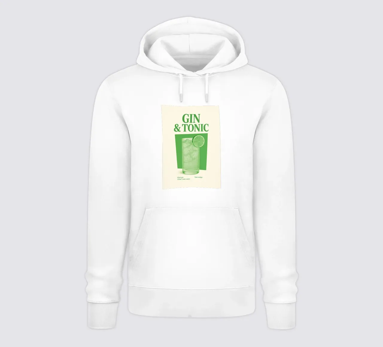 Gin & Tonic Recipe felpa con cappuccio da Attaboy Dsgn