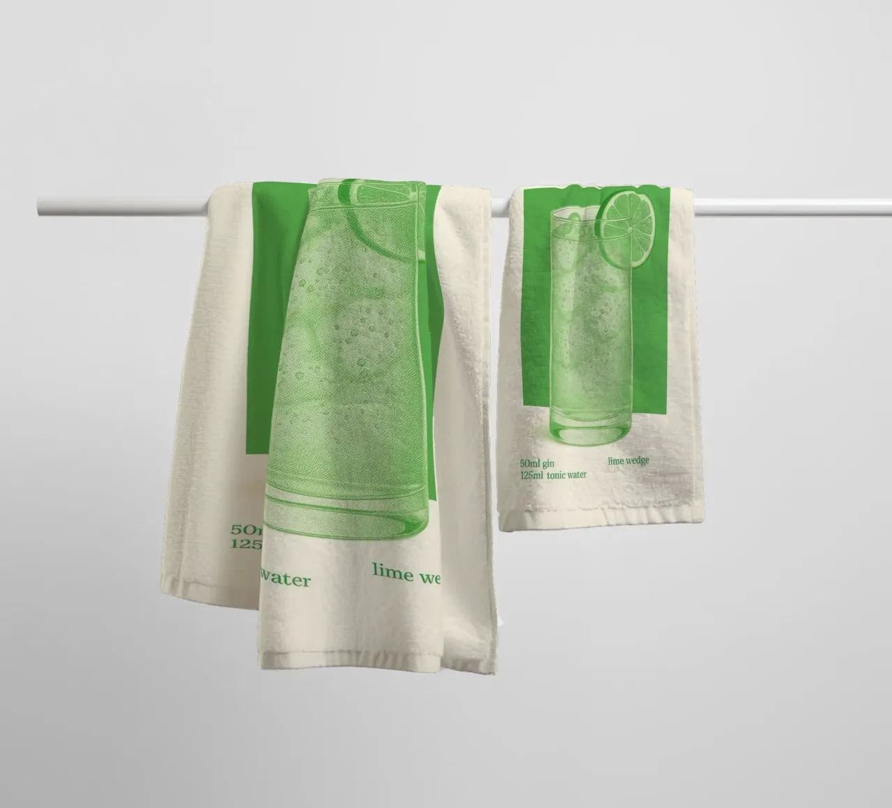 Gin & Tonic Recipe asciugamano da bagno da Attaboy Dsgn