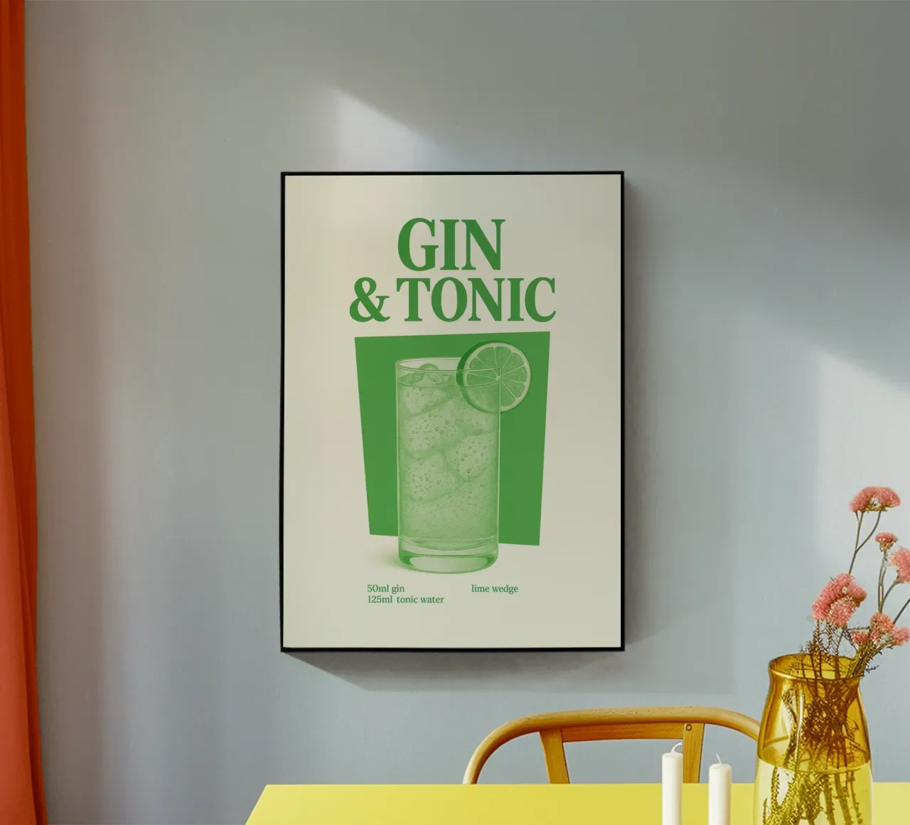 Gin & Tonic Recipe plexiglass da Attaboy Dsgn