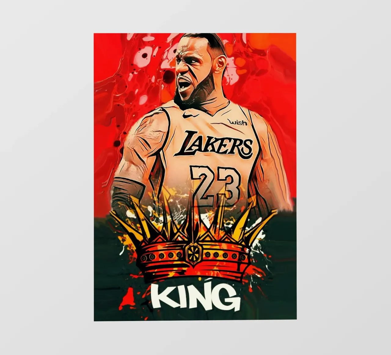 King James pellicola backlit da Lembayung art