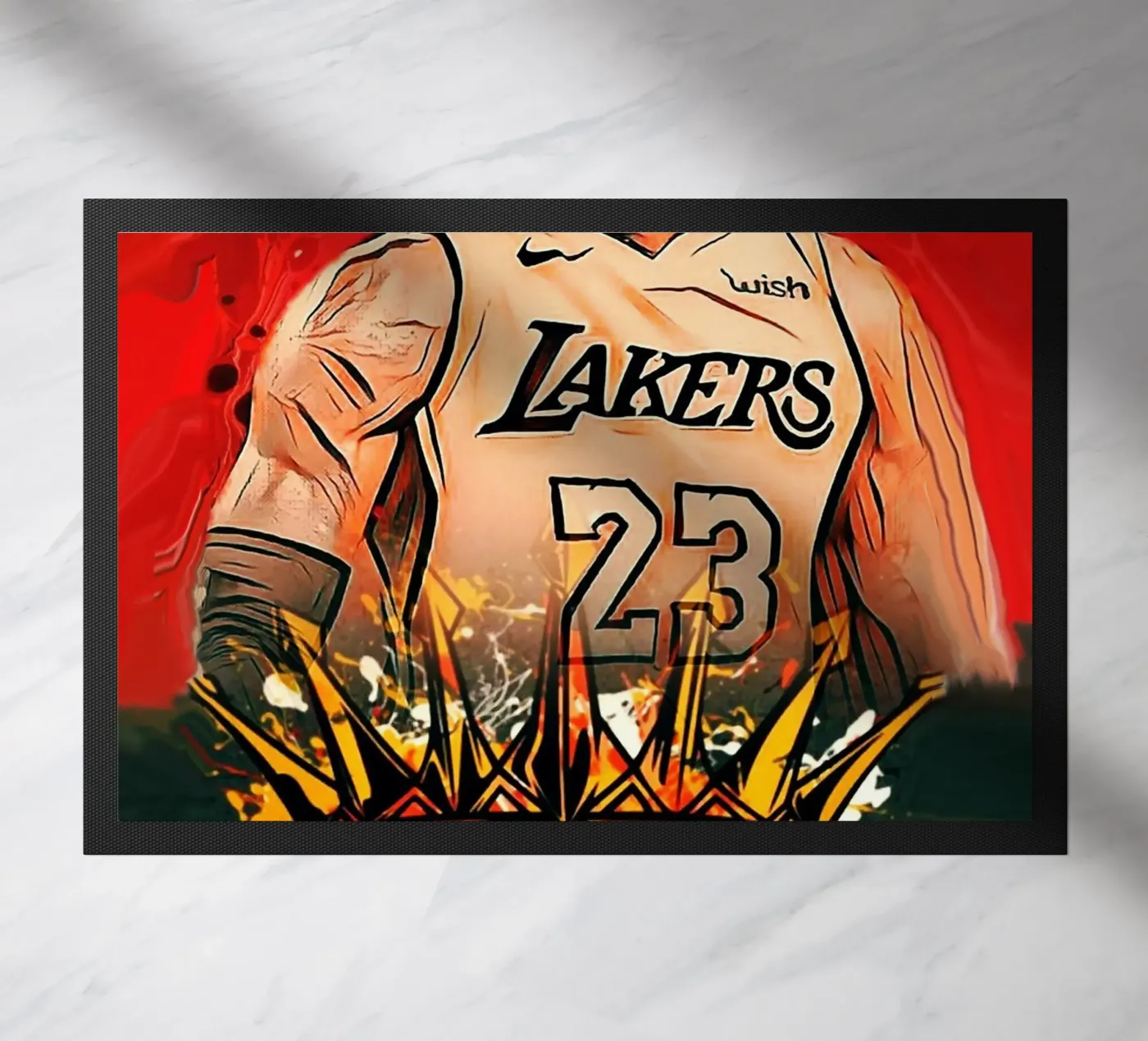 King James doormat by Lembayung art