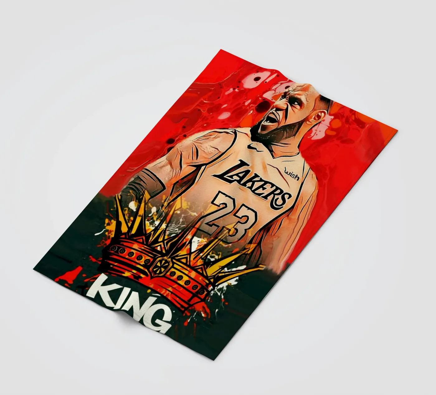 King James fleecedeken van Lembayung art