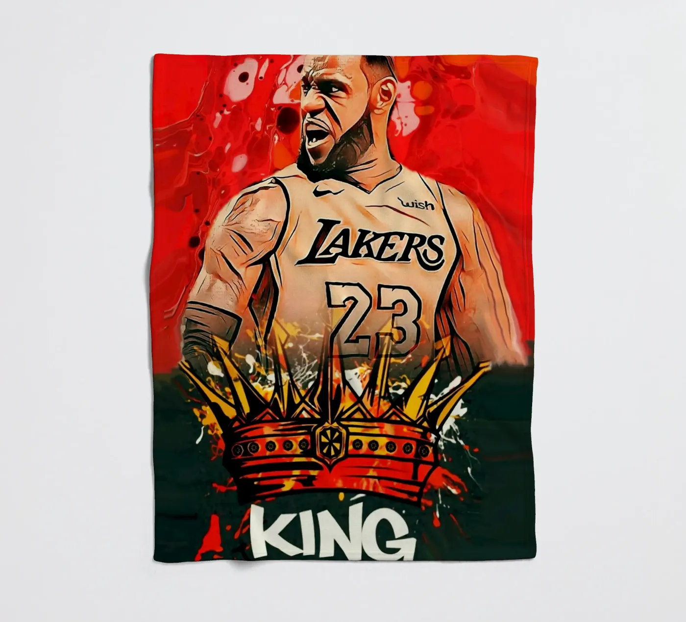 King James fleecedeken van Lembayung art