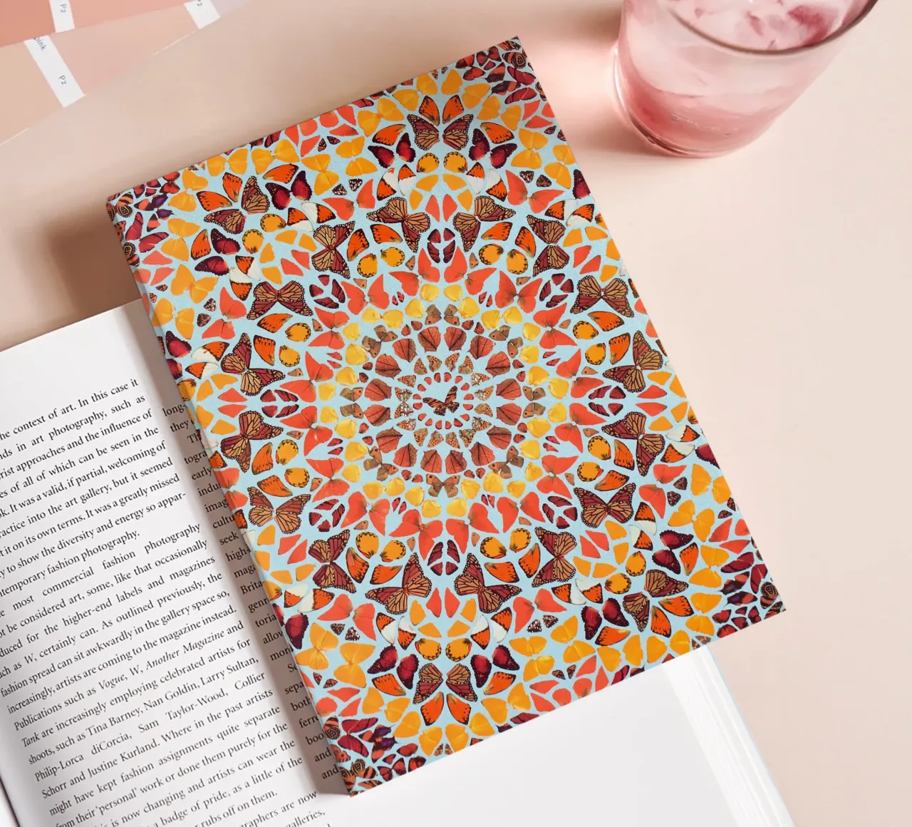 Damien Hirst - Butterfly Print notebook by Romeyoprints