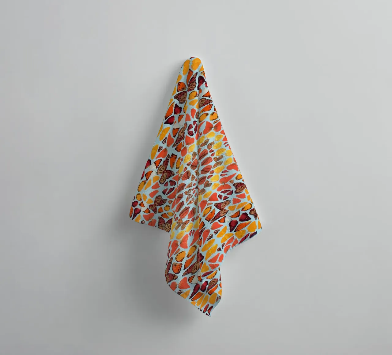 Damien Hirst - Butterfly Print towel by Romeyoprints