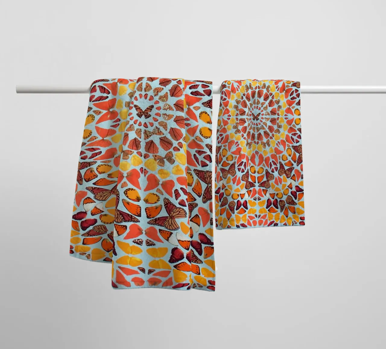 Damien Hirst - Butterfly Print towel by Romeyoprints