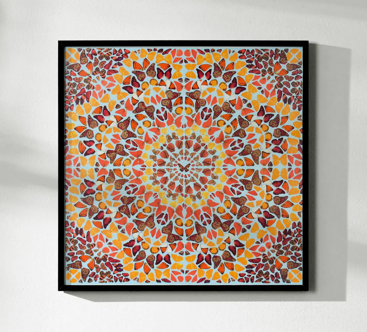 Damien Hirst - Stampa di farfalle poster con telaio in plastica da Romeyoprints