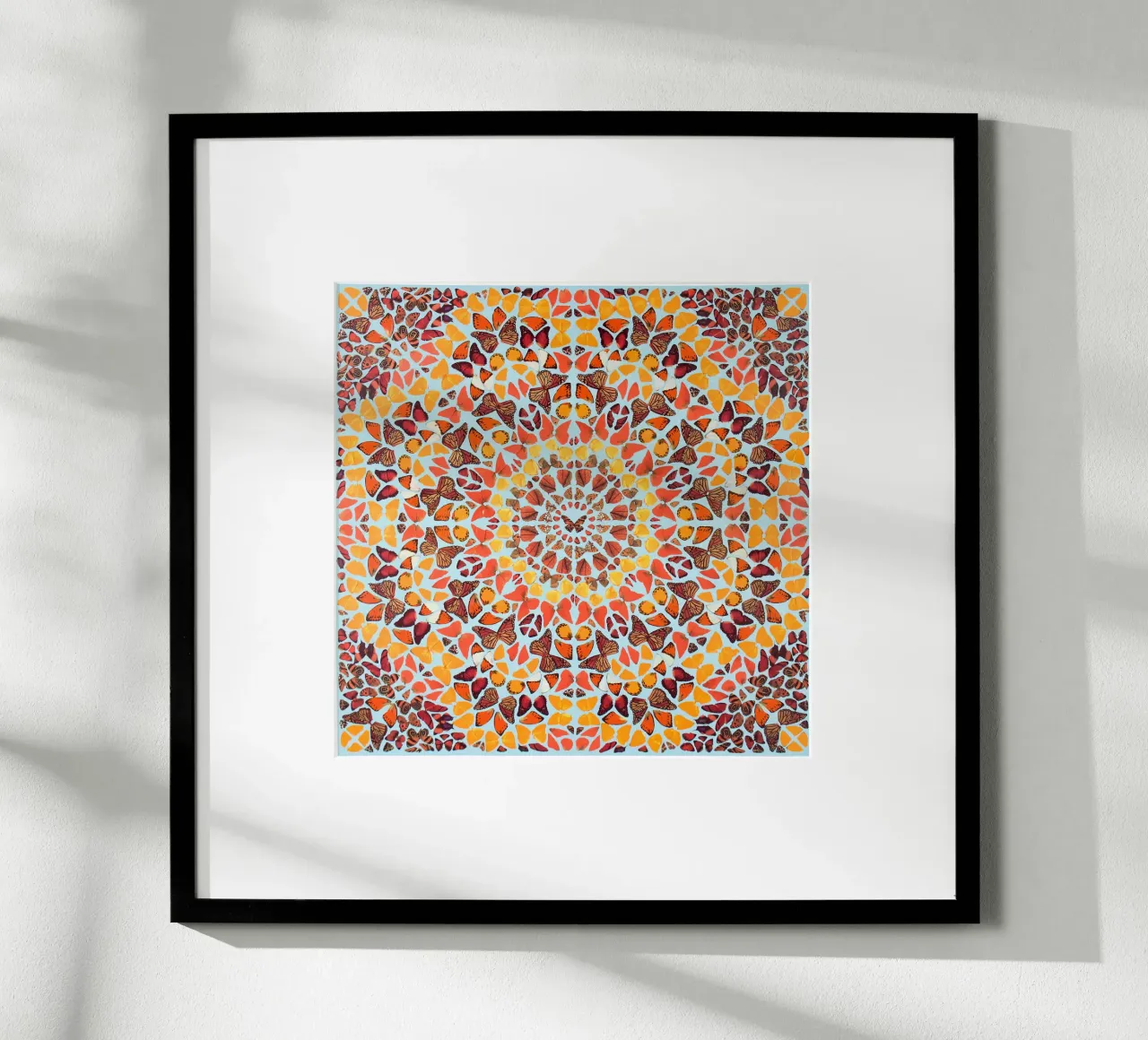 Damien Hirst - Stampa di farfalle poster con telaio in plastica da Romeyoprints