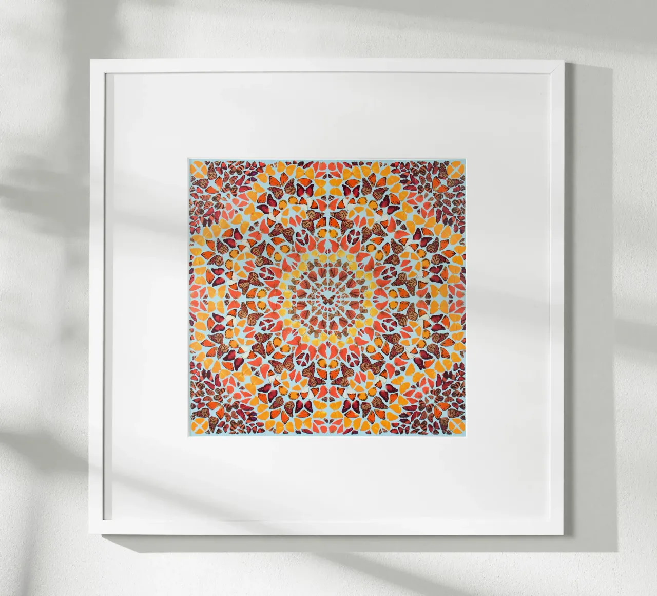 Damien Hirst - Stampa di farfalle poster con telaio in plastica da Romeyoprints