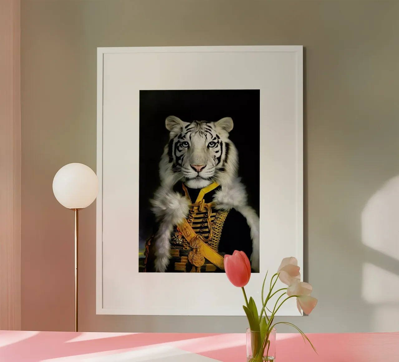 Sahar poster con telaio in alluminio da Tein Lucasson