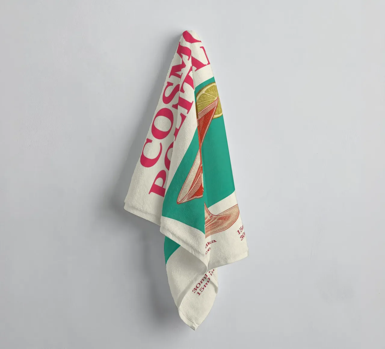 Cosmopolitan Cocktail asciugamano da bagno da Attaboy Dsgn