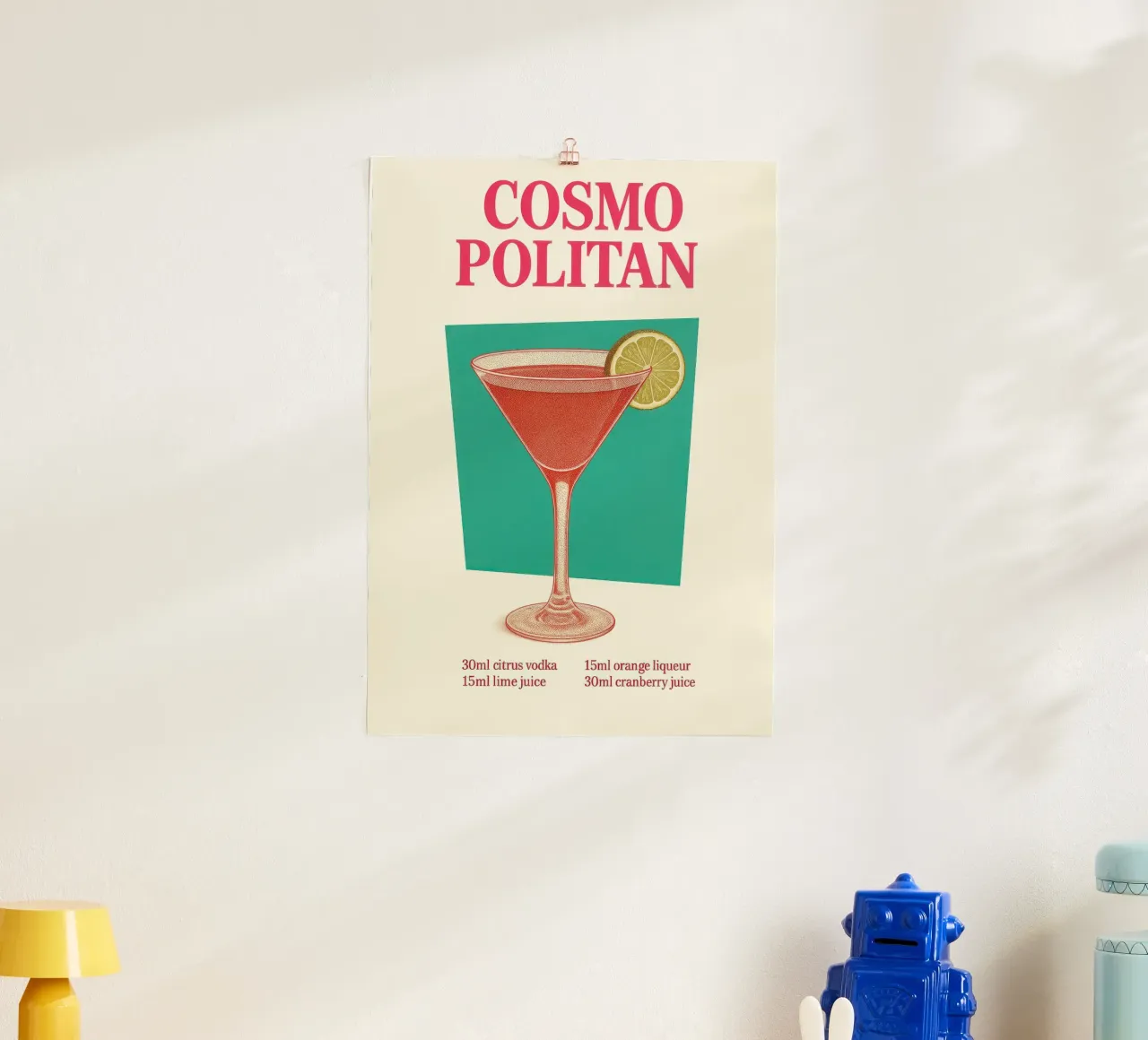 Cosmopolitan Cocktail carta hahnemühle da Attaboy Dsgn