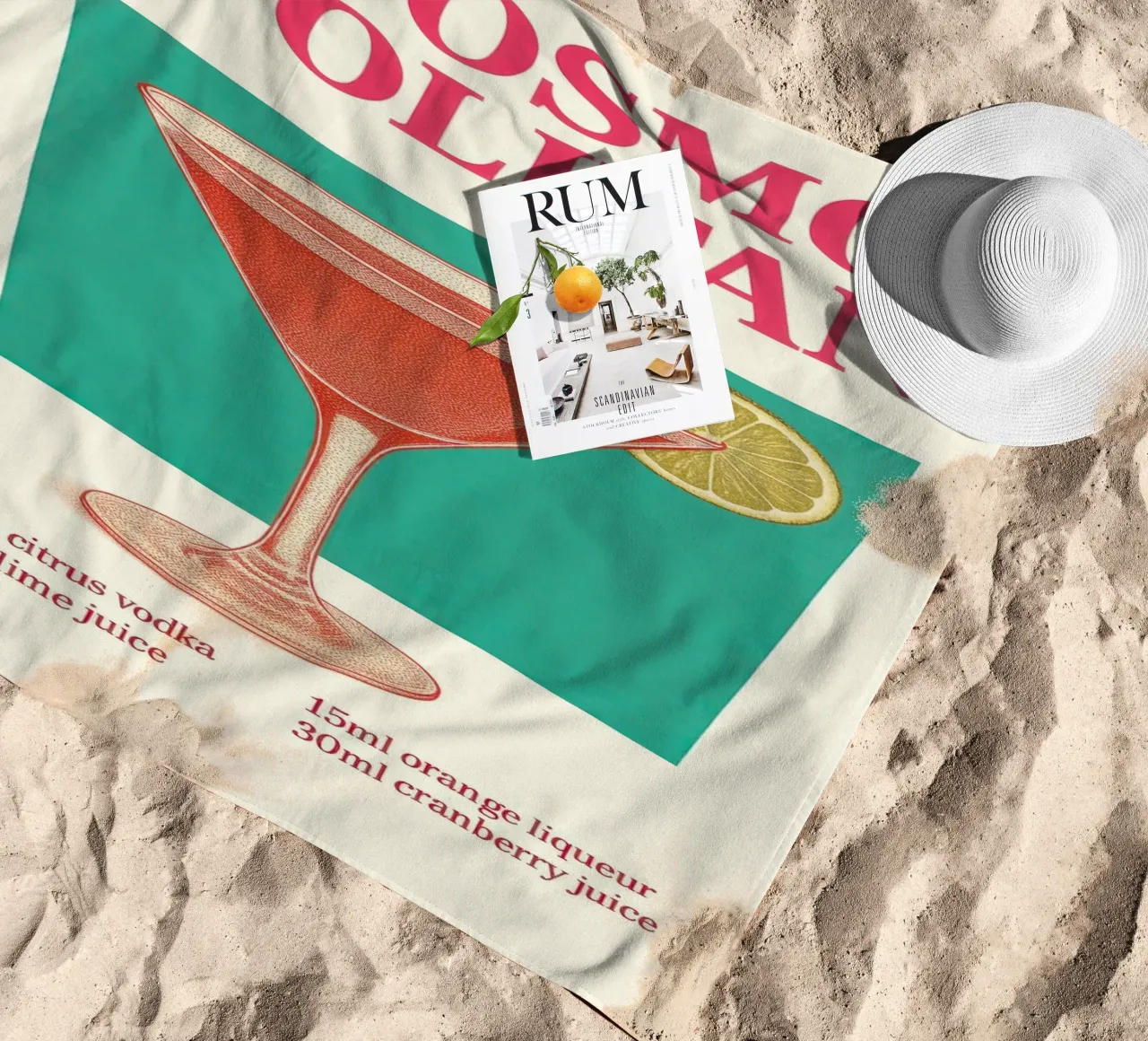 Cosmopolitan Cocktail telo mare da Attaboy Dsgn