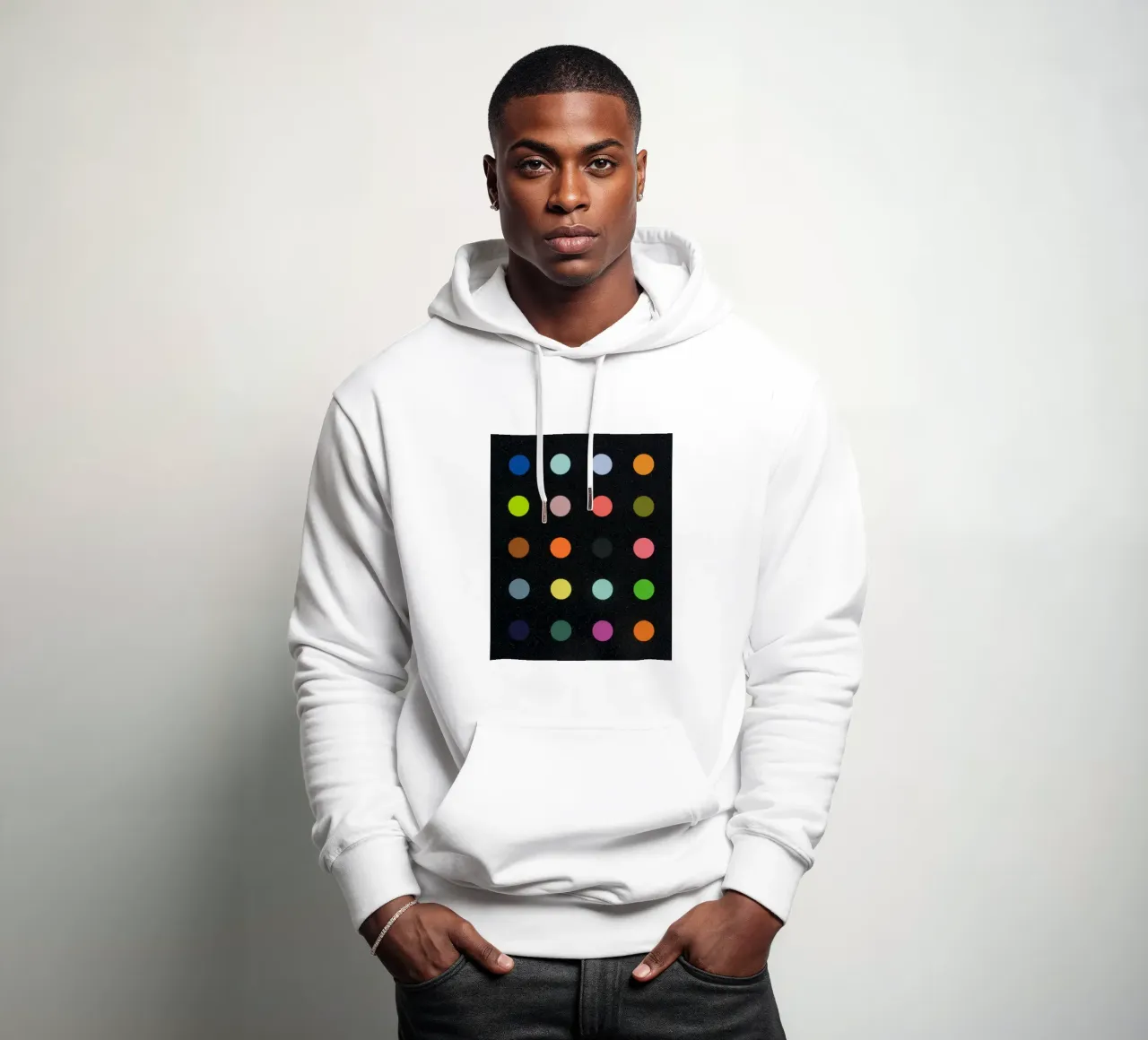 Acquerello di Damien Hirst felpa con cappuccio da Romeyoprints