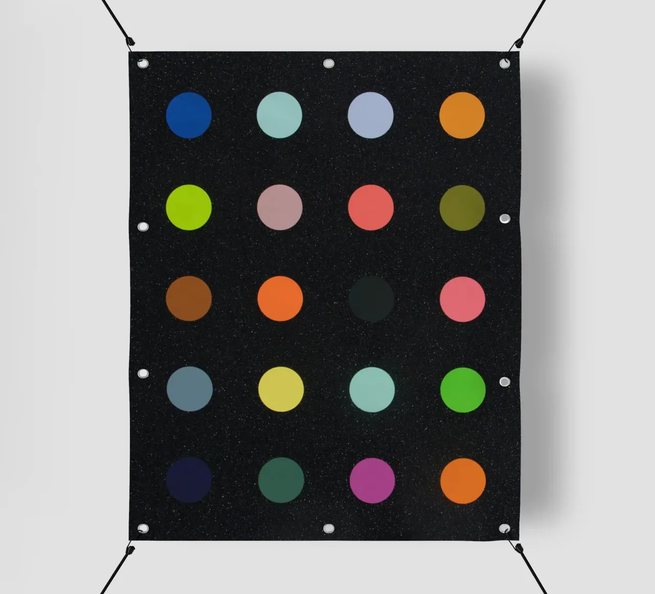 Acquerello di Damien Hirst telo in pvc da Romeyoprints