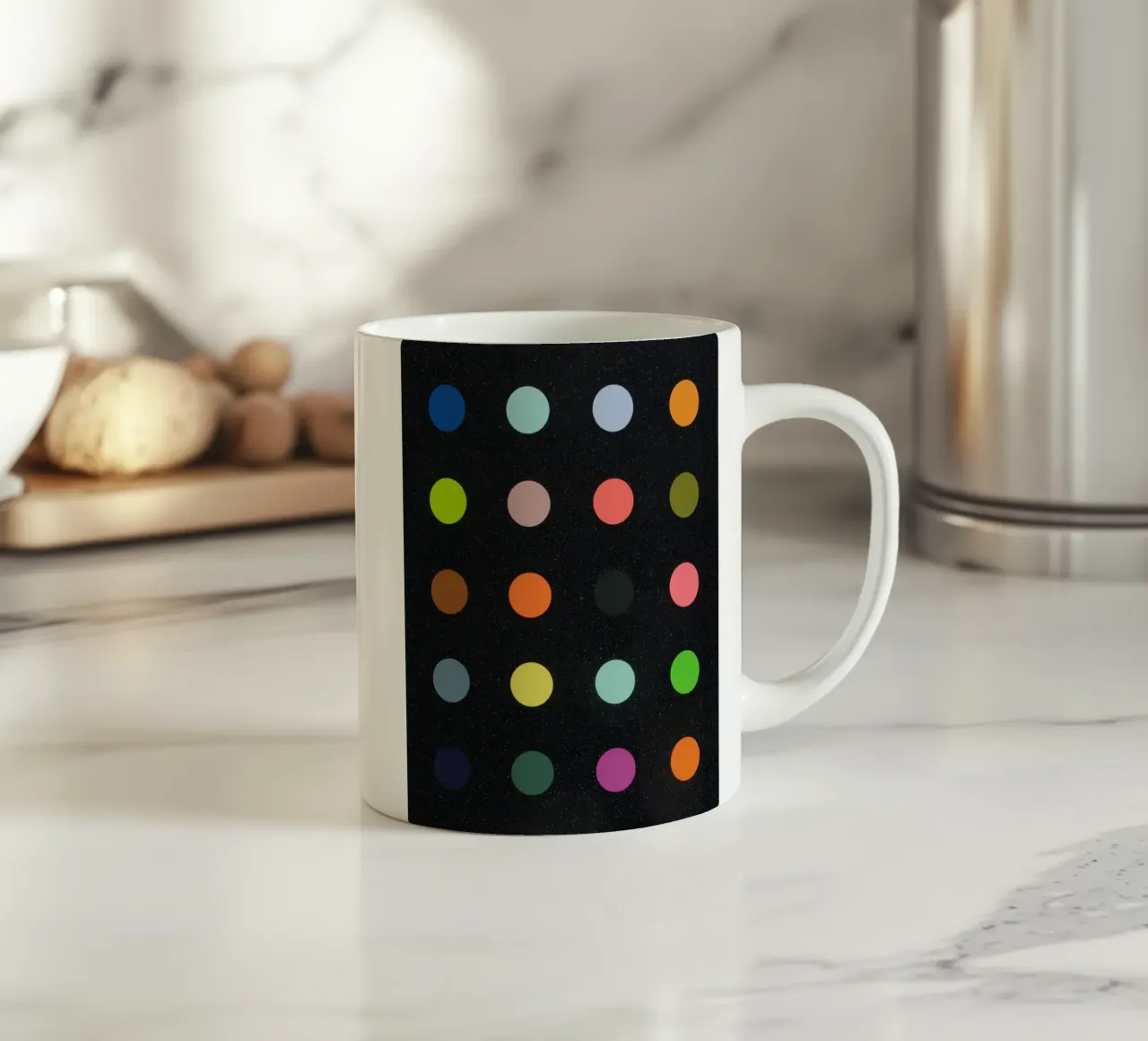 Acquerello di Damien Hirst tazza in ceramica da Romeyoprints