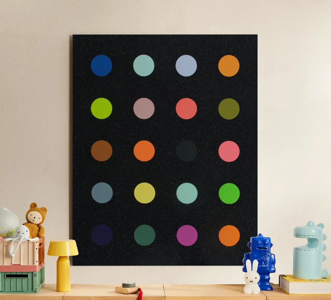 Acuarela de Damien Hirst aluminio dibond de Romeyoprints