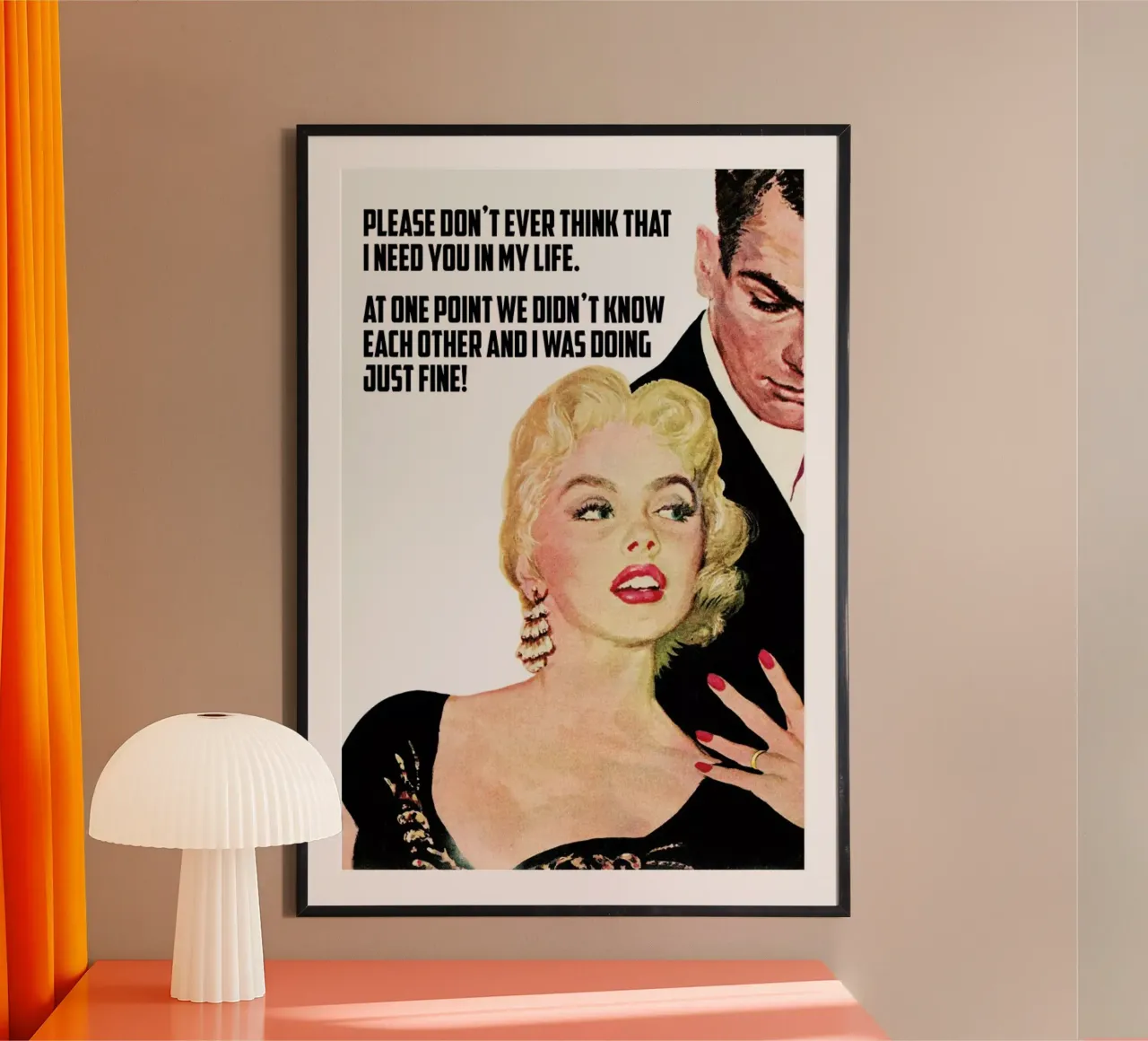 Please Don't Ever Think That I carta hahnemühle da Gallery Print and Art Limited