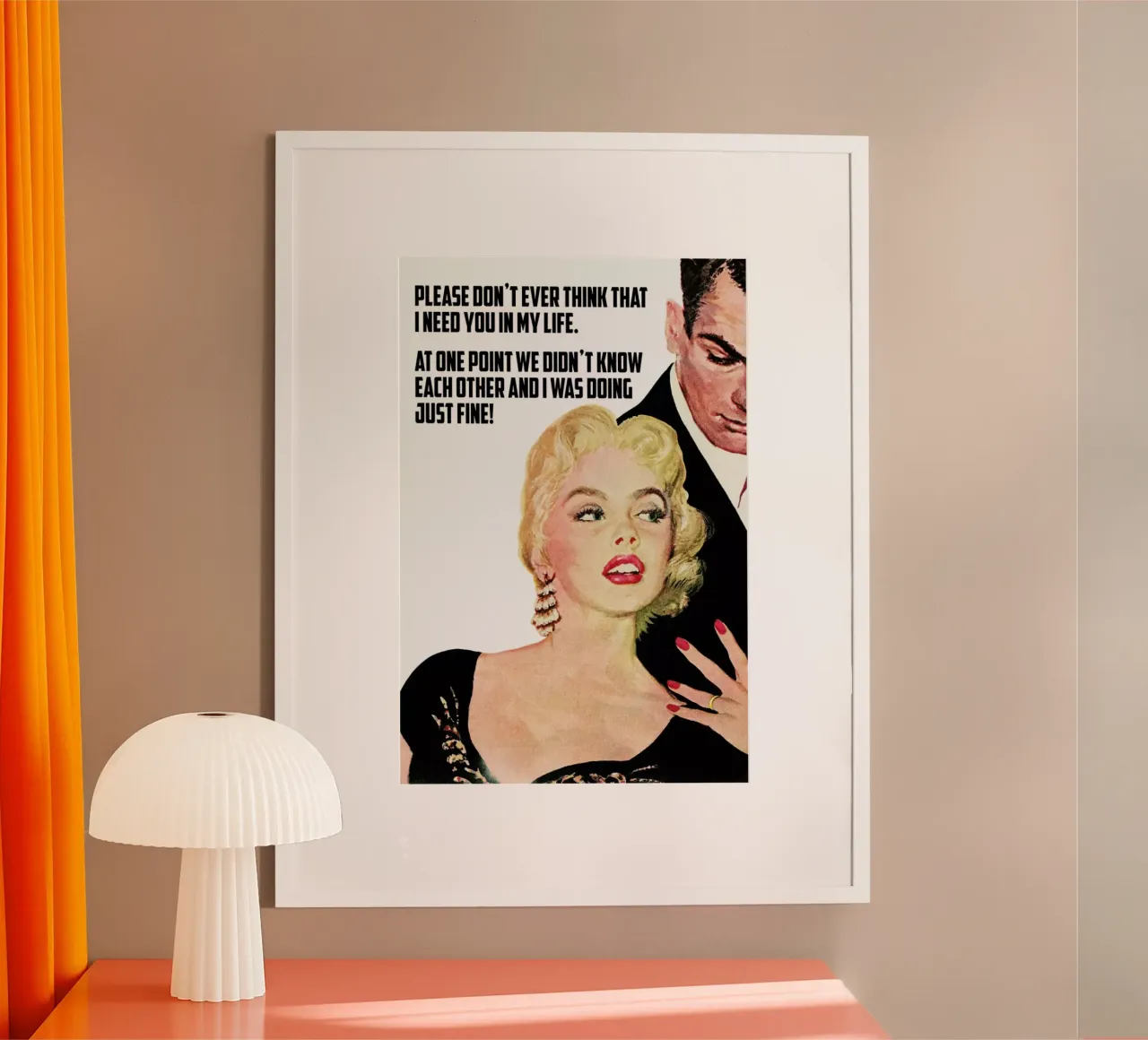Please Don't Ever Think That I carta hahnemühle da Gallery Print and Art Limited