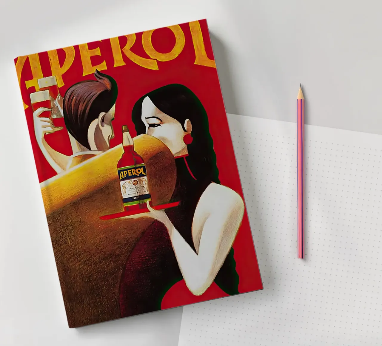 Aperol notebook by Hitspost