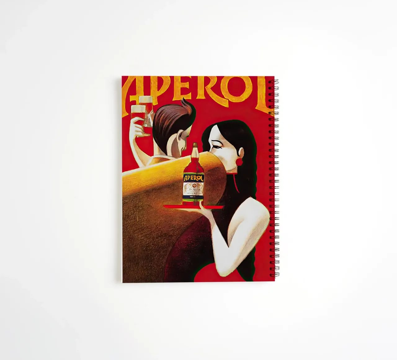 Aperol spiral notebook by Hitspost