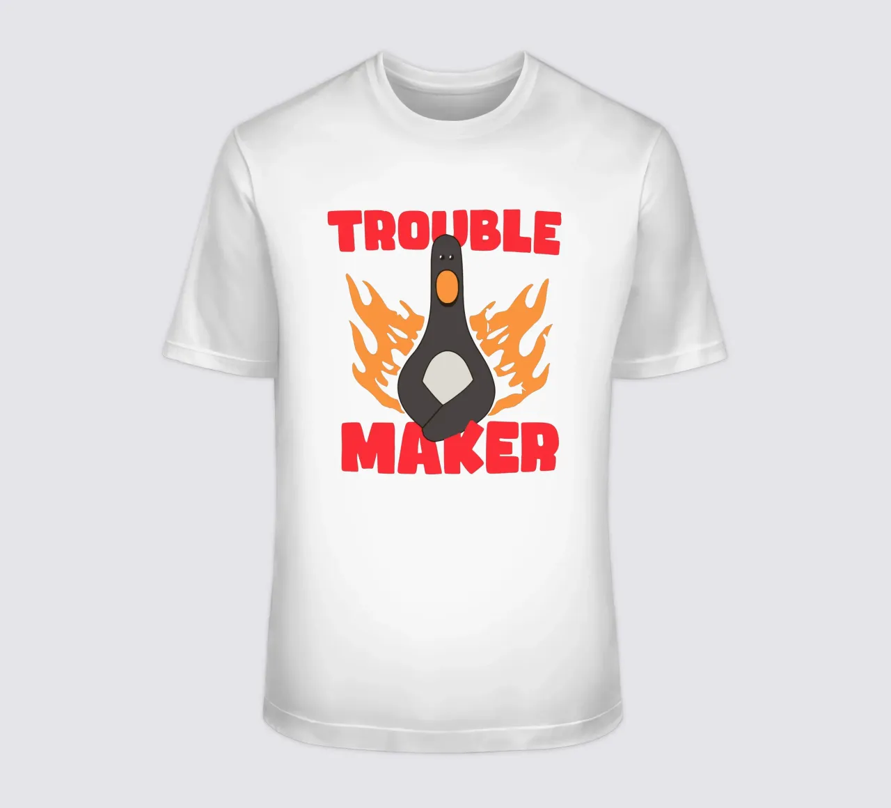 Feathers McGraw Trouble Maker t-shirt da vantobbin