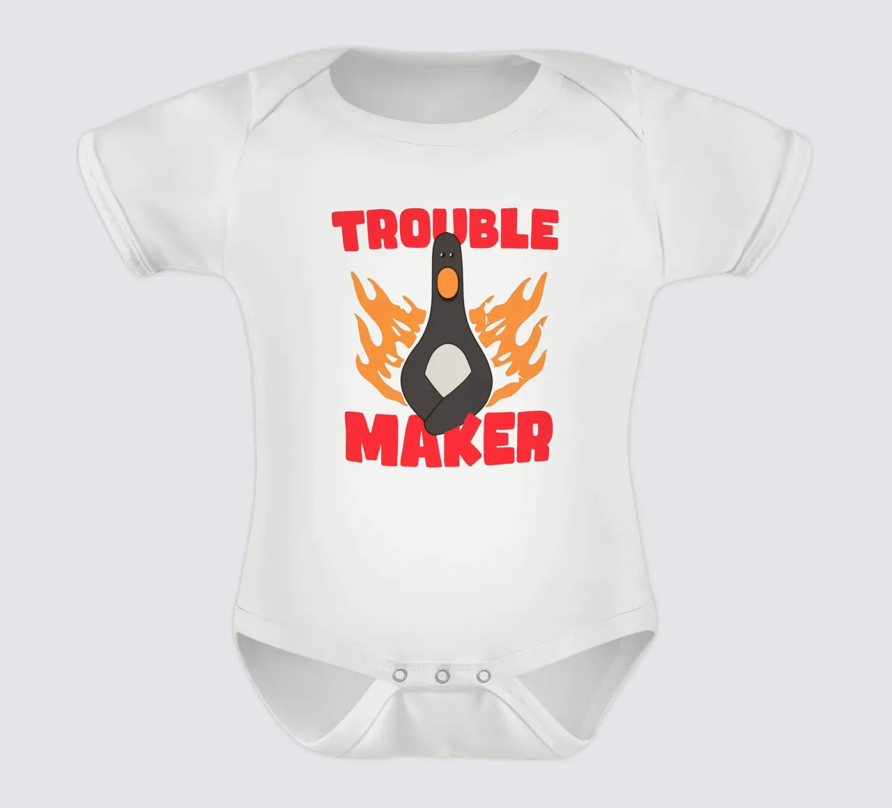 Feathers McGraw Trouble Maker body neonato maniche corte da vantobbin