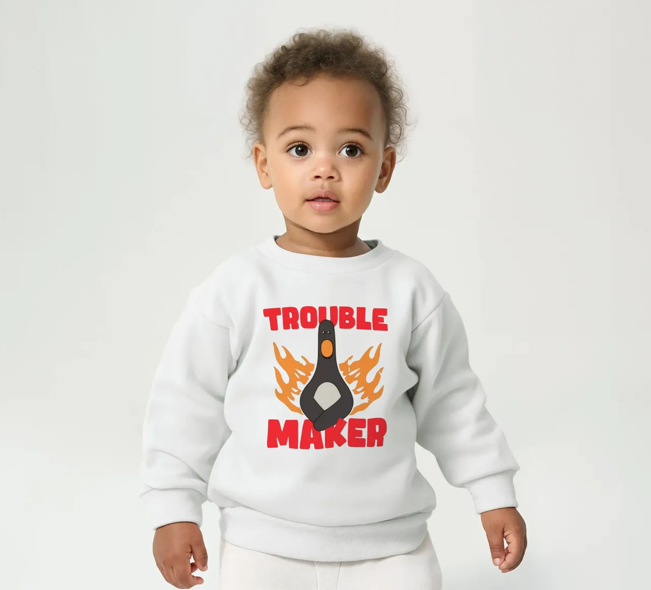 Feathers McGraw Trouble Maker felpa neonato da vantobbin