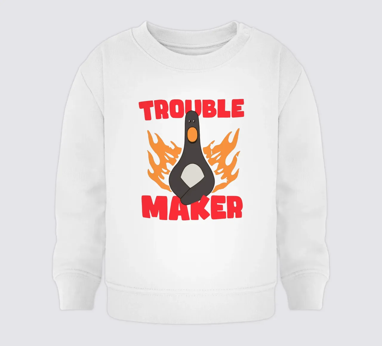 Feathers McGraw Trouble Maker felpa neonato da vantobbin