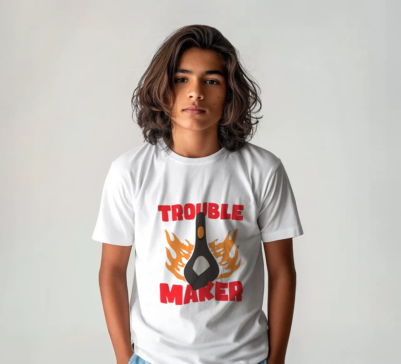 Feathers McGraw Trouble Maker t-shirt bambini da vantobbin